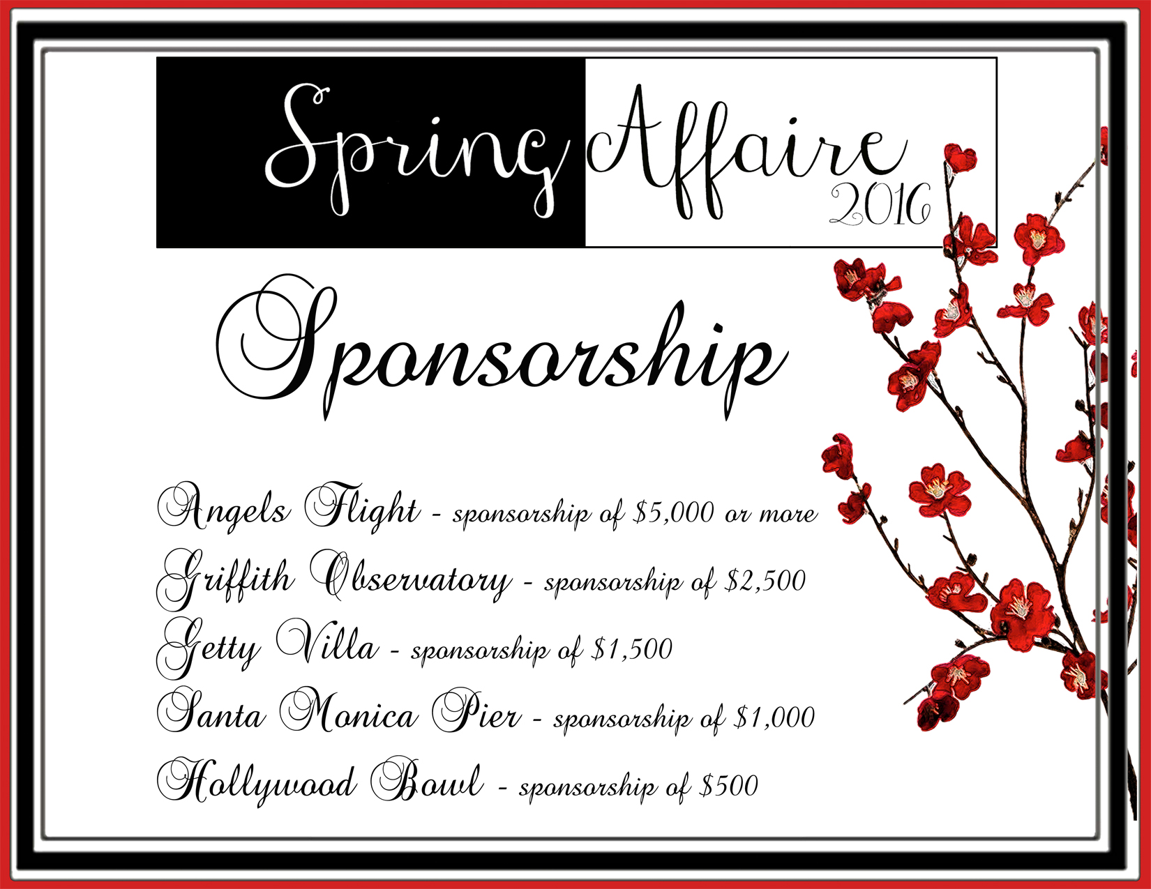 Spring Affaire / Spring Affaire 2016 Sponsors